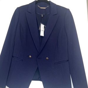White House Black Market Navy suit jacket size 2